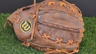 Wilson A2000 XLC USA Baseball Glove Relace  Before and After Glove Repair [upl. by Ahcsap]