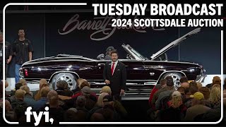 2024 SCOTTSDALE TUESDAY BROADCAST  Tuesday January 23  BARRETTJACKSON 2024 AUCTION [upl. by Shelman]