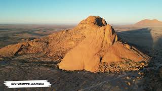 Motorbike tours in Namibia Spitzkoppe Mountains  Stunning Granite Peaks [upl. by Atiuqaj]