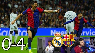 REAL MADRID 04 FC BARCELONA REACCIONANDO DjMaRiiO [upl. by Sivi]