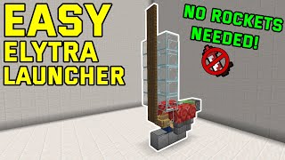 SIMPLE And EASY ELYTRA LAUNCHER [upl. by Luckin]