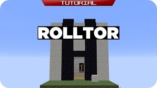 ROLLTOR bauen  Minecraft Tutorial DE [upl. by Ahsiatal726]