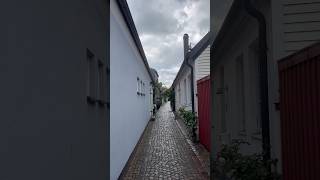 Halmstad  Sweden  Narrow Road travel sweden [upl. by Tezile]