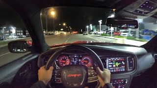 2021 Dodge Charger SRT Hellcat Redeye Widebody POV Night Drive 3D AudioASMR [upl. by Bevus239]