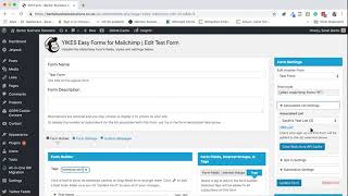 Creating a SignUp Form using Yikes Easy Forms for MailChimp [upl. by Alliw689]