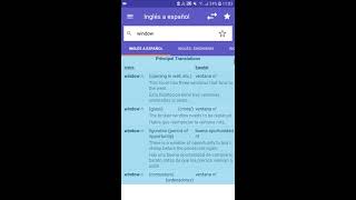 TUTORIAL USAR WORDREFERENCE DESDE EL CELULAR PREVIA DESCARGA DE LA APP [upl. by Alliber529]