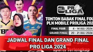 Jadwal Proliga 2024 Final Dan Grand final  Mtv sports entertainment [upl. by Liagibba]