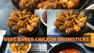 BAKED CHICKEN DRUMSTICKS  juicy tender and so flavorful [upl. by Eissert]