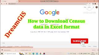 Census Data Download from Survey of India in excel format [upl. by Rugen658]