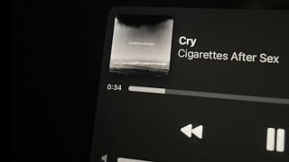 Cry  Cigarettes After Sex Lyrics [upl. by Notlef213]