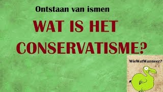 Wat is conservatisme En Romantiek [upl. by Baniez]