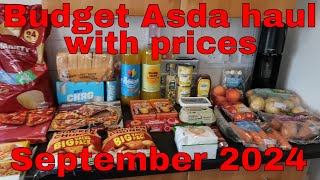 Budget Asda shopping haul with prices [upl. by Rehptosirhc]