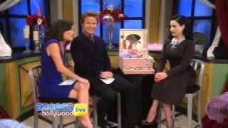 Dita von Teese on Access Hollywood Live [upl. by Rothenberg]