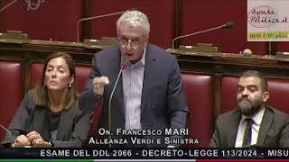 Franco Mari Avs quot100 euro in busta paga provvedimento inutile del Governo Meloniquot [upl. by Itraa874]