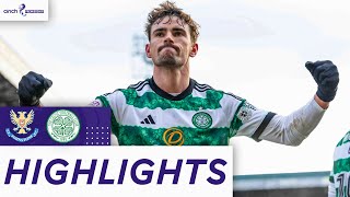 St Johnstone 13 Celtic  ORiley Hits Screamer In Bhoys Comeback Victory  cinch Premiership [upl. by Ruthi]