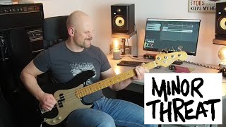 Minor Threat  Salad Days bass cover [upl. by Karlin]