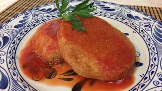 Tortas de Chinchayote rellenas de Queso  Cocinando en Familia [upl. by Anassor278]