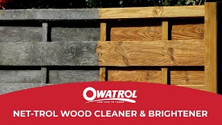 How to restore weathered wood  Owatrol Nettrol [upl. by Keller]