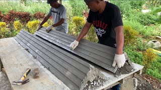 Making trellis design part 1  Paggawa ng precast design sa poste [upl. by Supat]