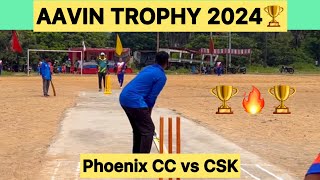 Aavin trophy 🏆 csk vs Phoenix cc 🏆 [upl. by Cory]