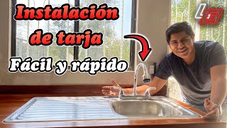 Cómo instalar TARJA O FREGADERO para cocina 🚿🚰 Los Bestauradores [upl. by Bigler810]