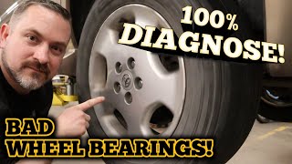 How to 100 diagnose a bad wheel bearing [upl. by Oberg]