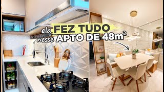 TOUR EM UM APARTAMENTO CHEIO DE IDEIAS E INSPIRAÇÕES l GABY GARCIIA gabynoprojeto [upl. by Salome845]