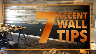 7 Valuable Tips For A Better Accent Wall Reclaimed Wood [upl. by Alleira177]