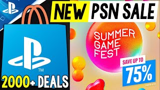 GIGANTIC NEW PSN SALE LIVE Summer Game Fest Sale  2000 Deals NEW PlayStation Game Deals [upl. by Grados541]