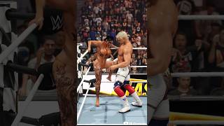 💥Cody Rhodes vs Rhea Ripley💥Part 1 codyrhodes rhearipley wwe wwe2k24 shorts smackdown wweraw [upl. by Aiuqcaj232]