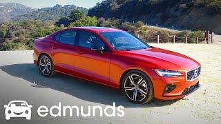 Can the 2019 Volvo S60 Take on the Best From Germany  Edmunds [upl. by Christiano451]