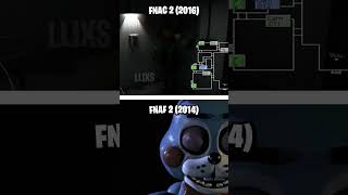 FNaC 2 Vs FNaF 2 Trailer Comparison shorts [upl. by Essex]