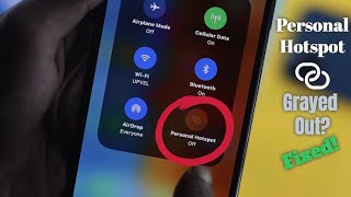 How to Fix Hotspot if Greyed Out on iPhone iOS 15 [upl. by Lowe]