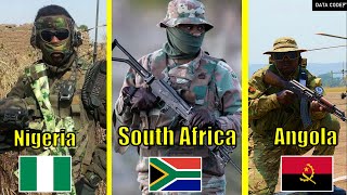 Nigeria VS South Africa VS Angola  Military Power Comparison 2024 [upl. by Port]