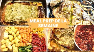 MEAL PREP DE LA SEMAINE [upl. by Bekki]