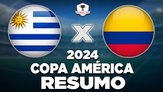 URUGUAI 0 x 1 COLÔMBIA AO VIVO  COPA AMÉRICA 2024  SEMIFINAL  NARRAÇÃO [upl. by Sicnarf846]