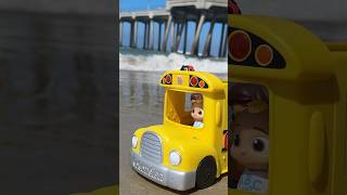 The Wheels on the BEACH BUS 🌴 CoComelon TOYS in Real Life cocomelon shorts [upl. by Iem]