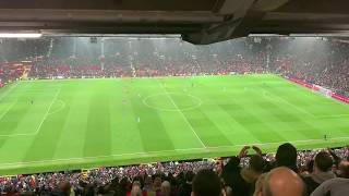 Scott McTominay scores late goal against Man City Crowd VIEW [upl. by Ialohcin]