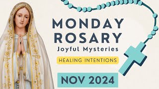 Monday Rosary for Healing Intentions  Joyful Mysteries  Prayers for Healing amp Strength [upl. by Kokaras]