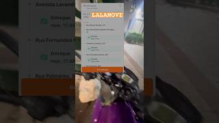 ENTREGA DE APLICATIVO LALAMOVE 7 PACOTES R14495 lalamove motovlog ganhardinheiro vlog shorts [upl. by Atews536]