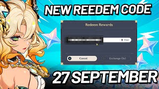 27 September New Redeem Code Genshin Impact  How to Redeem Code Genshin Impact 51 [upl. by Eillil]