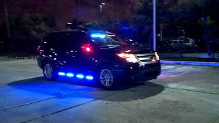 HG2 Emergency Lighting  Medley Police Dept  Ford Explorer Interceptor SUV  Lighting Package [upl. by Alleuol]