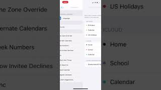 How To SetUp Multiple Calendars On Iphone [upl. by Renruojos746]