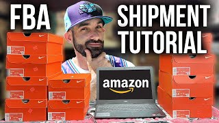 Step by Step Amazon FBA Shipment Tutorial  Retail Arbitrage for Beginners [upl. by Narot]