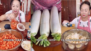 【韓國泡菜】另壹種韓式蘿蔔泡菜做法，蘿蔔鹹菜，韓國婆婆現場教大家做韓國蘿蔔條泡菜教程，下飯菜，家庭版韓式蘿蔔泡菜【食譜】 [upl. by Gyatt]