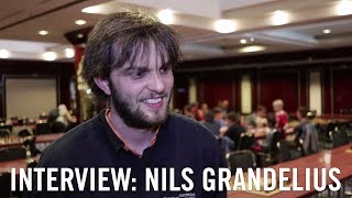 Schachbundesliga Finale 2018  Interview with Nils Grandelius [upl. by Egerton]