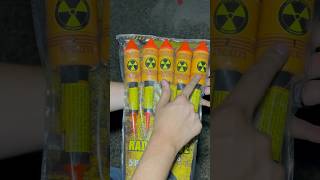 RADIOACTIVE FIREWORK ROCKETS ARE NUTS Shorts Fireworks [upl. by Niles]