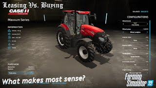 Leasing Vs Buying Farming Simulator 22 [upl. by Meagan]