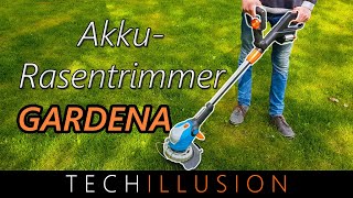 🔥BESTER AKKU RASENTRIMMER im Sortiment Gardena ComfortCut im Test🌿🌿  Review amp Test [upl. by Gwyn]