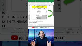 Funzione TRIMRANGE excel exceltips exceltricks exceltutorial [upl. by Heyward830]